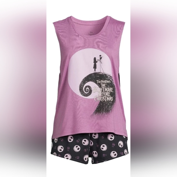 Disney Women's Tank Top, Shorts and Socks,‎ 3-Piece Sleep Set Size XS (0-2) - Picture 4 of 4